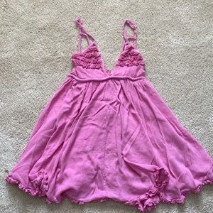 Skylar + Madison Pink Babydoll Dress